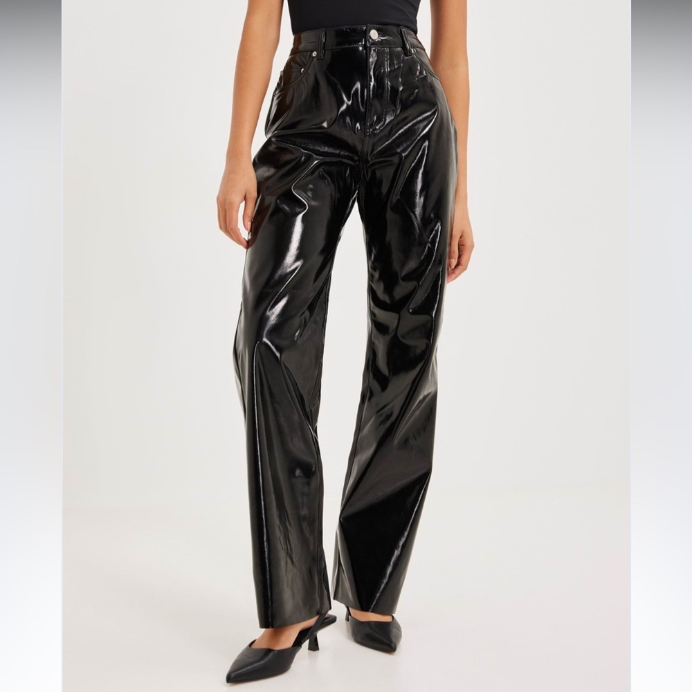 Nordstrom Vero Moda Kithy Glossy Leather Pants